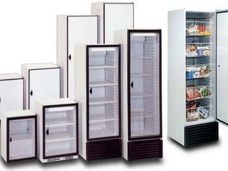 Шкафы холодильные со стеклянными дверьми